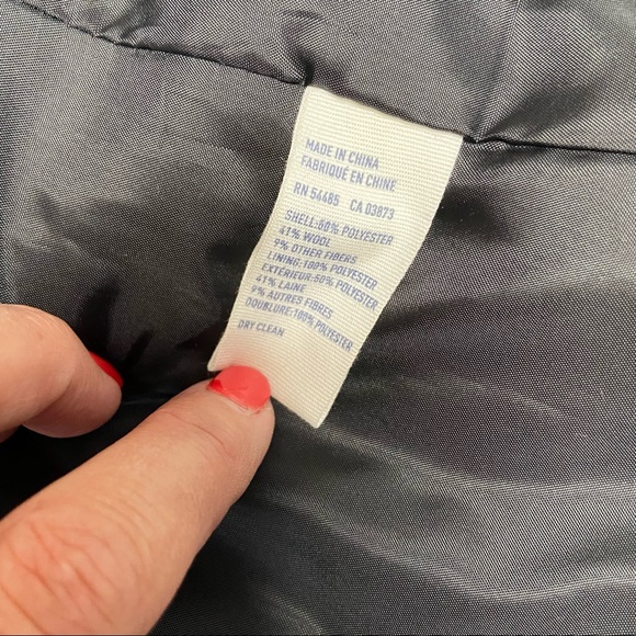 American Eagle Tweed Blazer with Velvet Collar - Picture 11 of 14